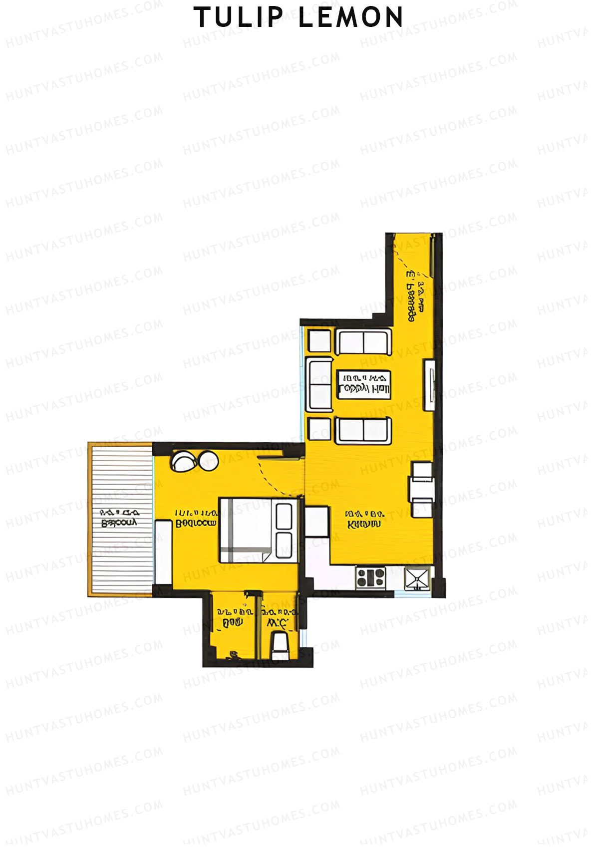 Tulip Lemon Tower B1 Unit 7 (Type B) Floor Plan