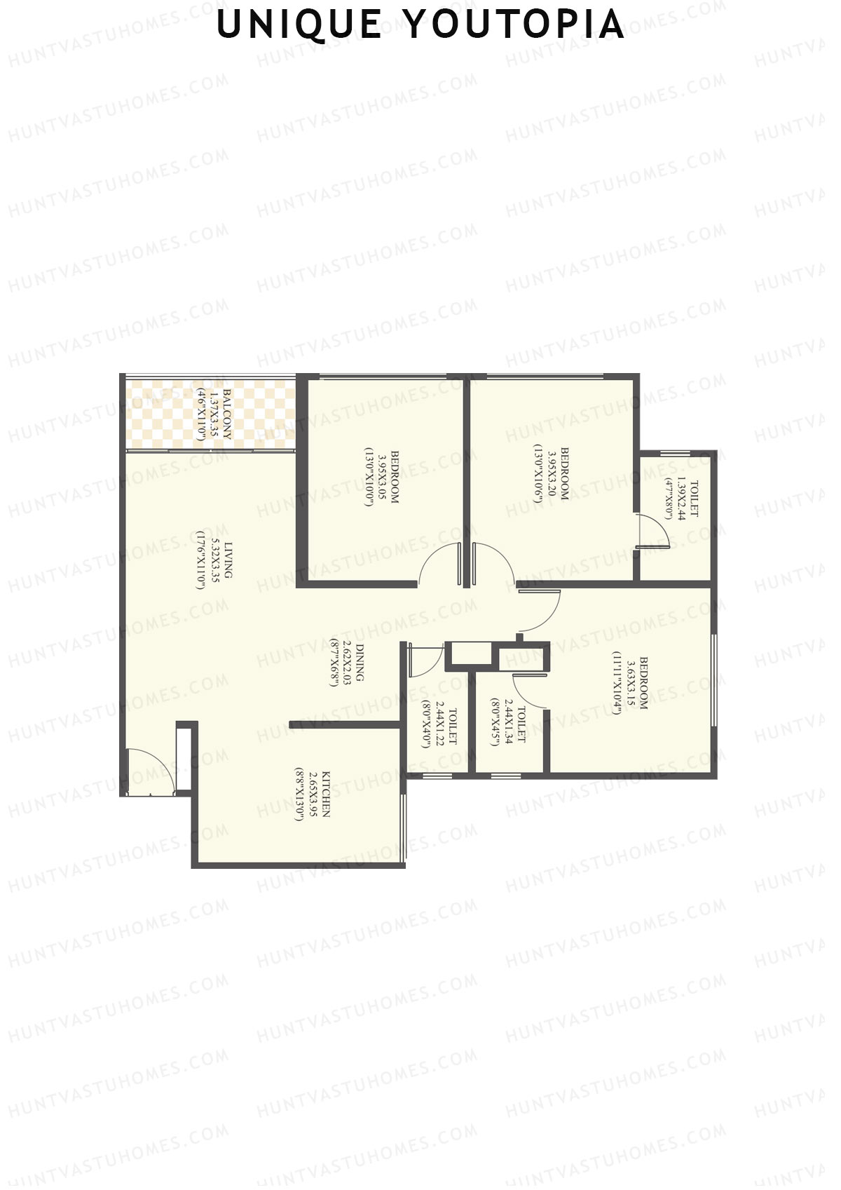 Unique Youtopia Wing A1 Unit 1 Floor Plan