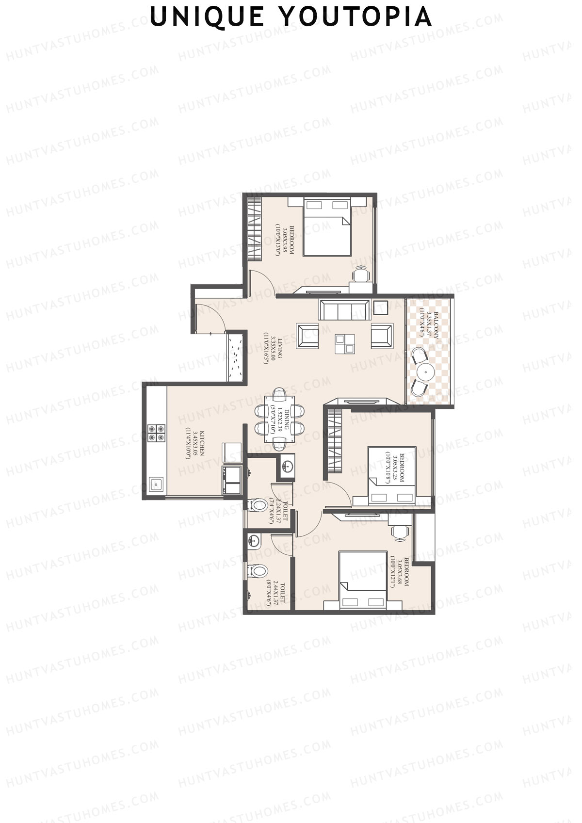 Unique Youtopia Wing A1 Unit 2 Floor Plan