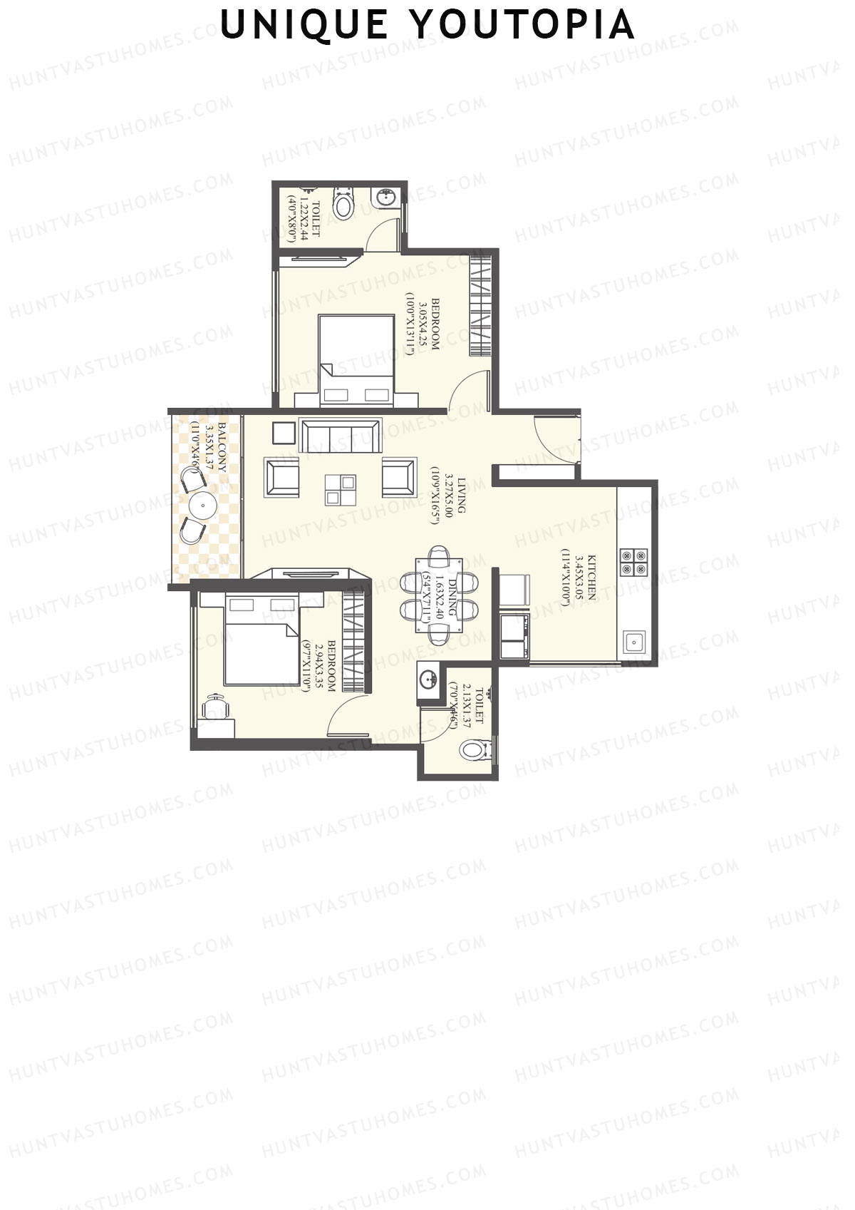 Unique Youtopia Wing A1 Unit 6 Floor Plan
