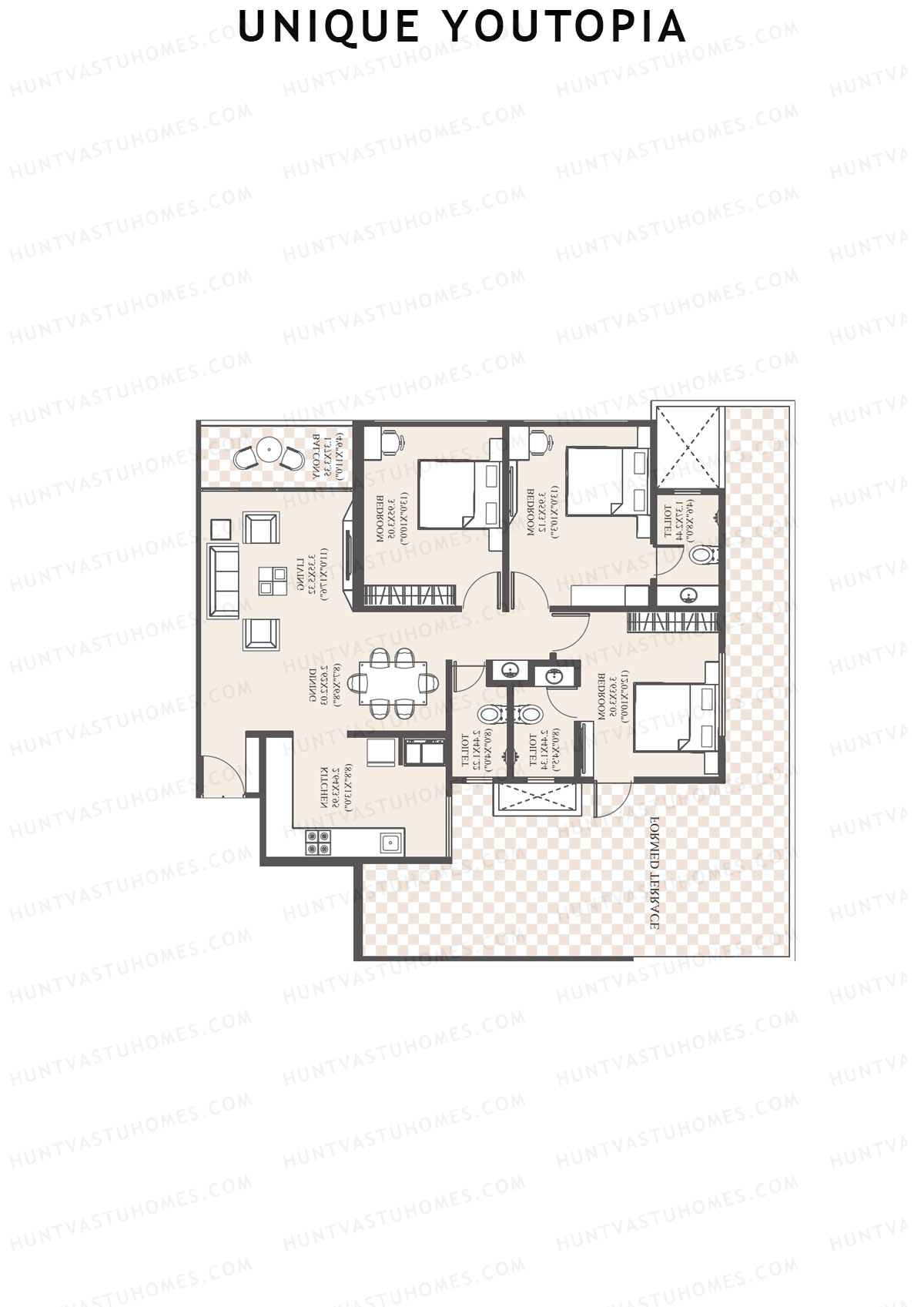 Unique Youtopia Wing A2 Unit 1 Floor Plan