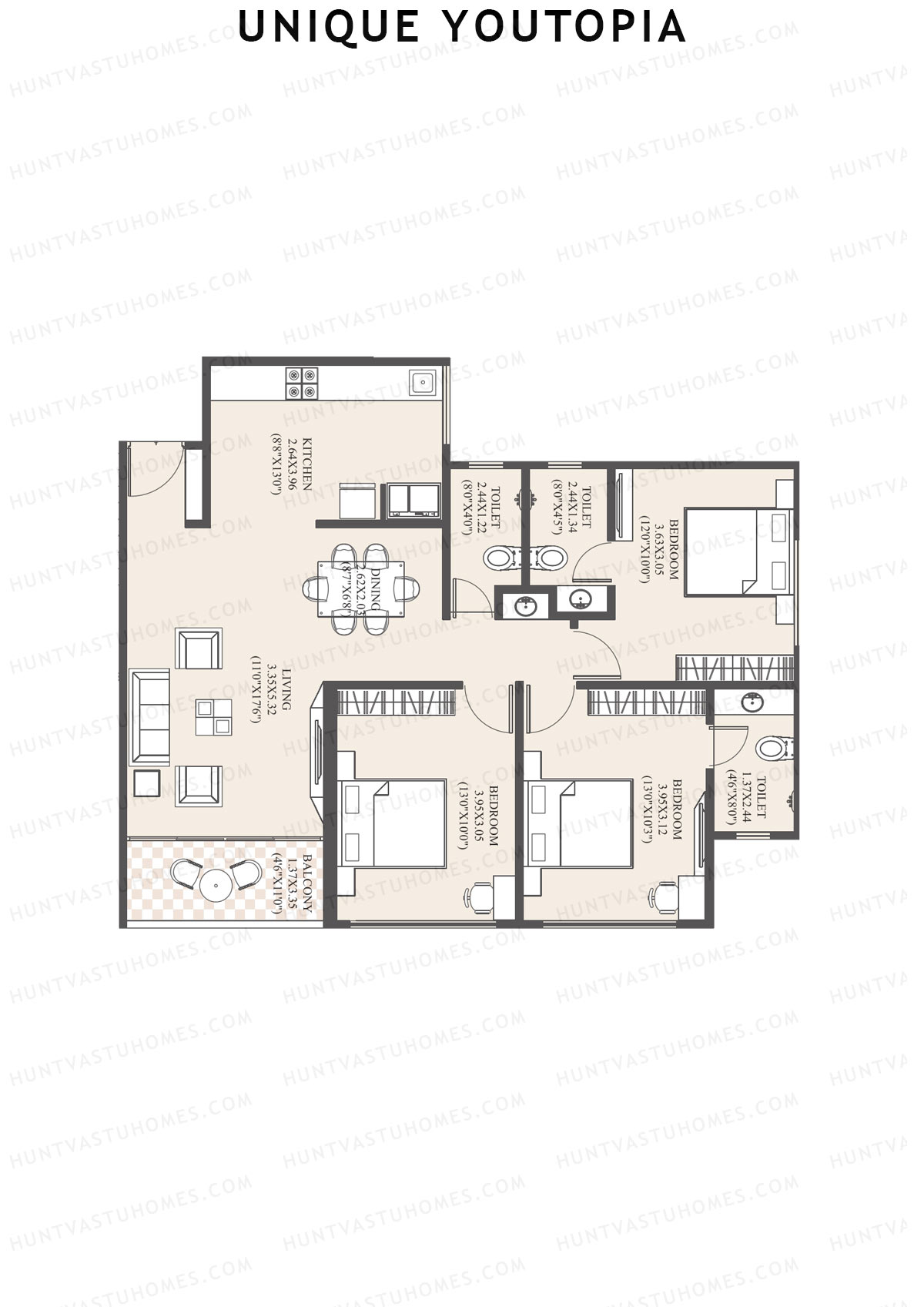 Unique Youtopia Wing A2 Unit 2 Floor Plan