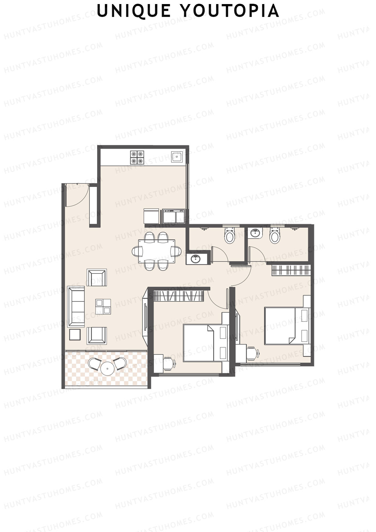 Unique Youtopia Wing A2 Unit 3 Floor Plan