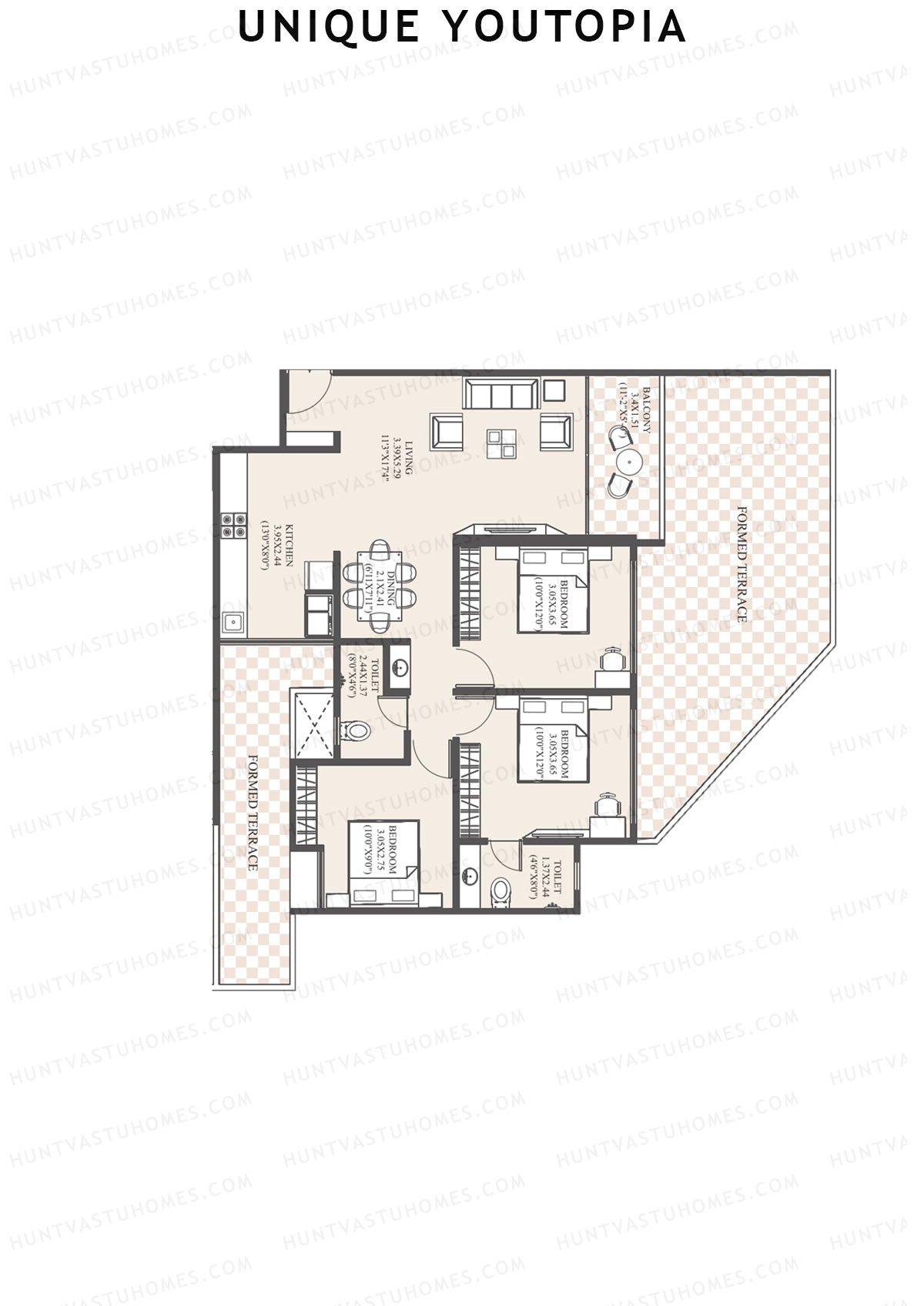 Unique Youtopia Wing A3 Unit 2 Floor Plan