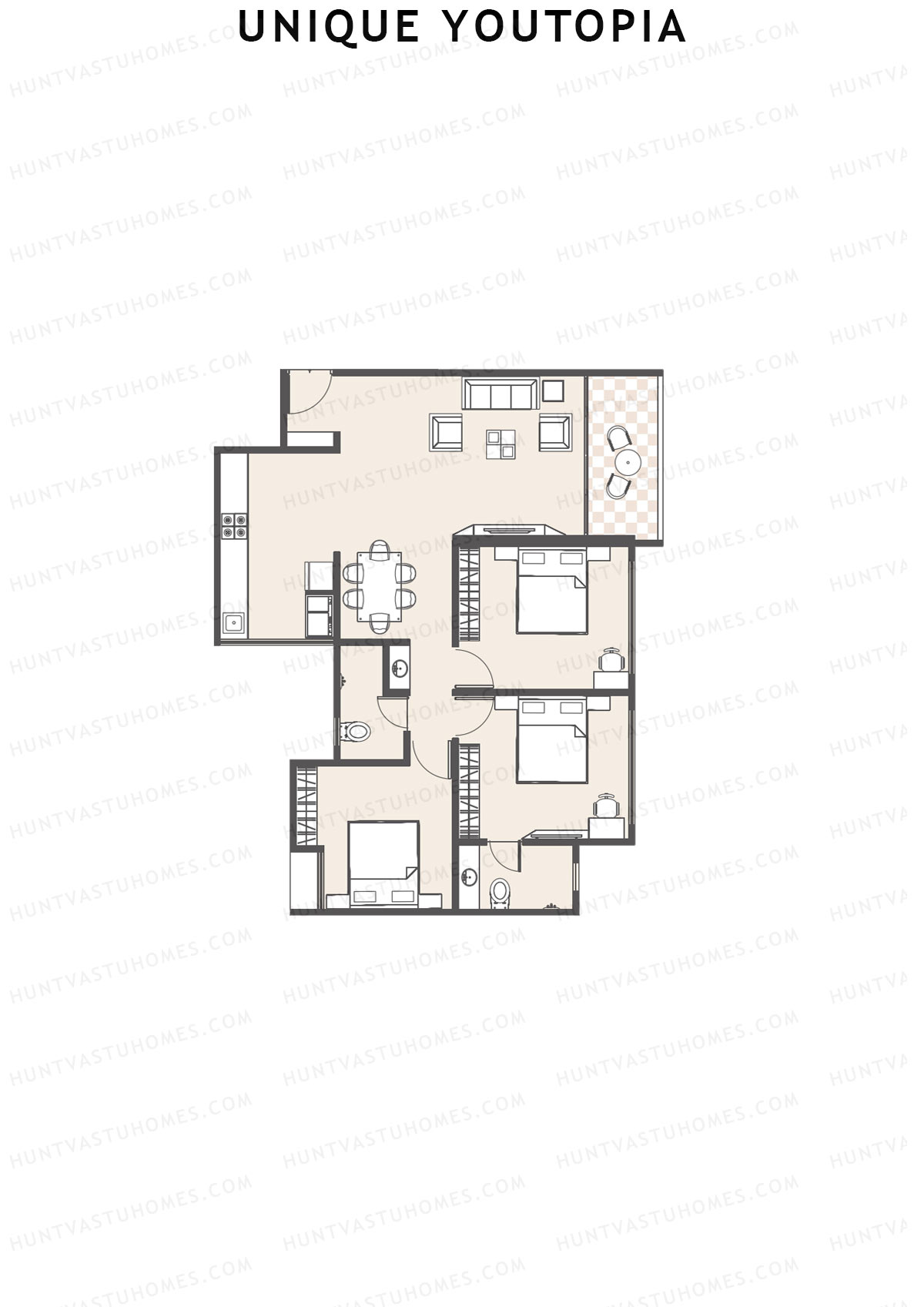 Unique Youtopia Wing A3 Unit 2 Floor Plan