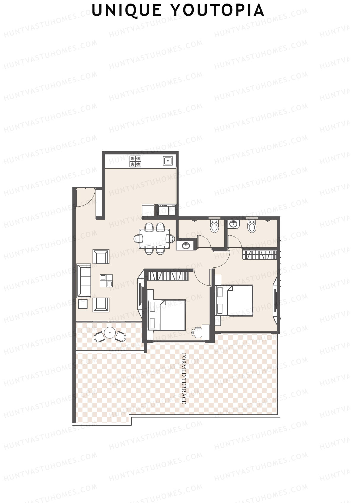Unique Youtopia Wing A3 Unit 4 Floor Plan