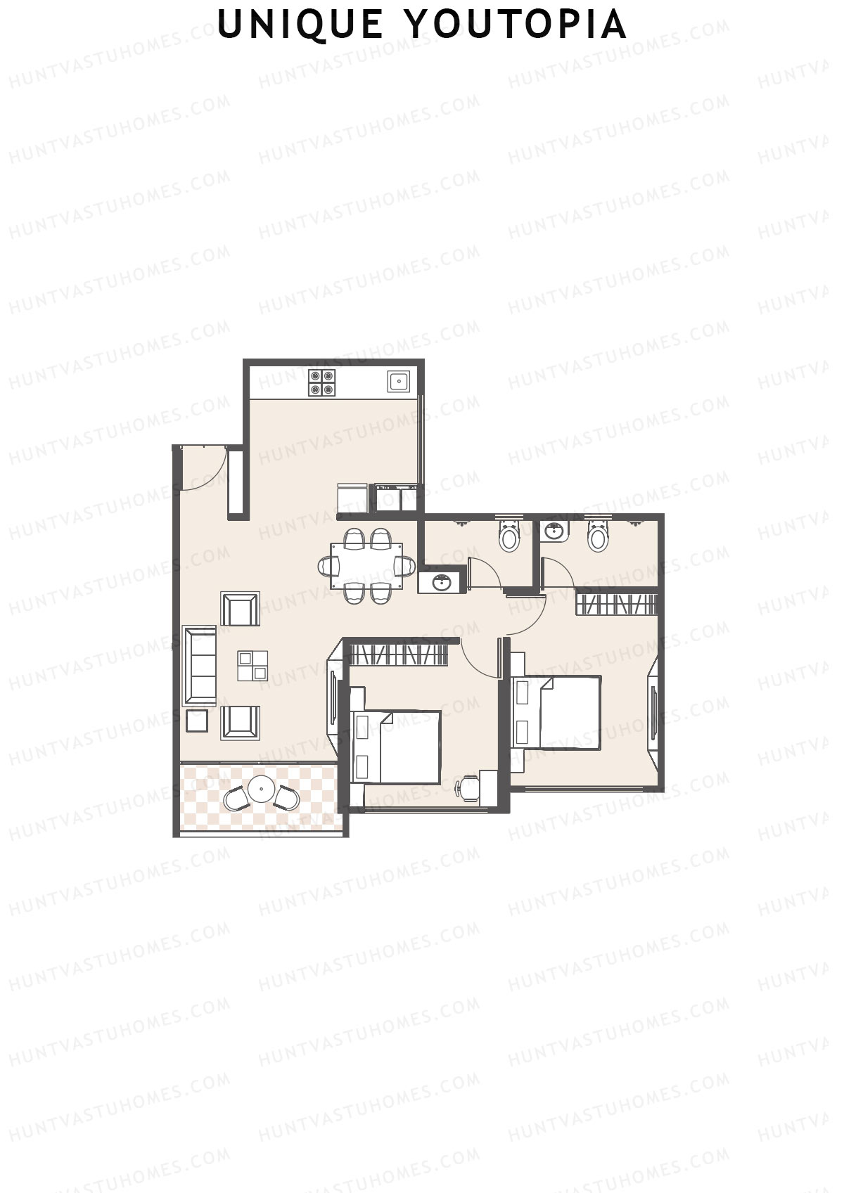 Unique Youtopia Wing A3 Unit 4 Floor Plan
