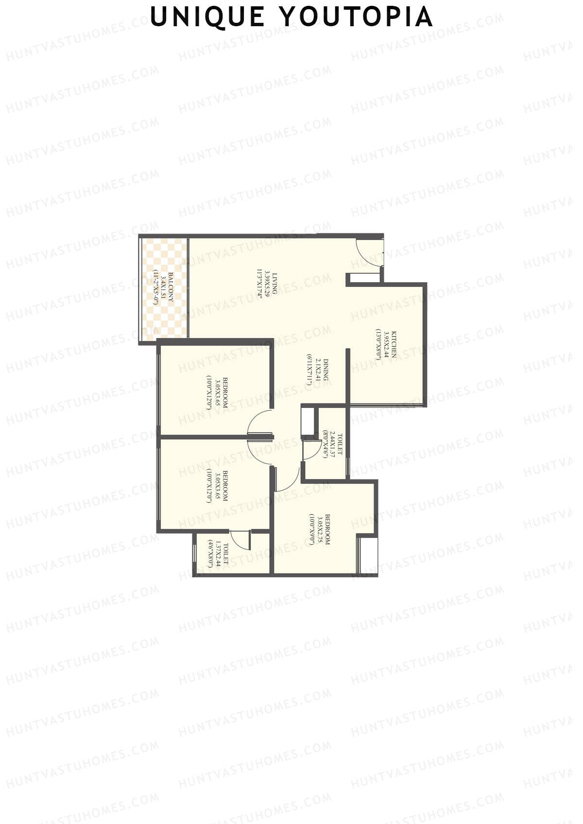 Unique Youtopia Wing A3 Unit 5 Floor Plan