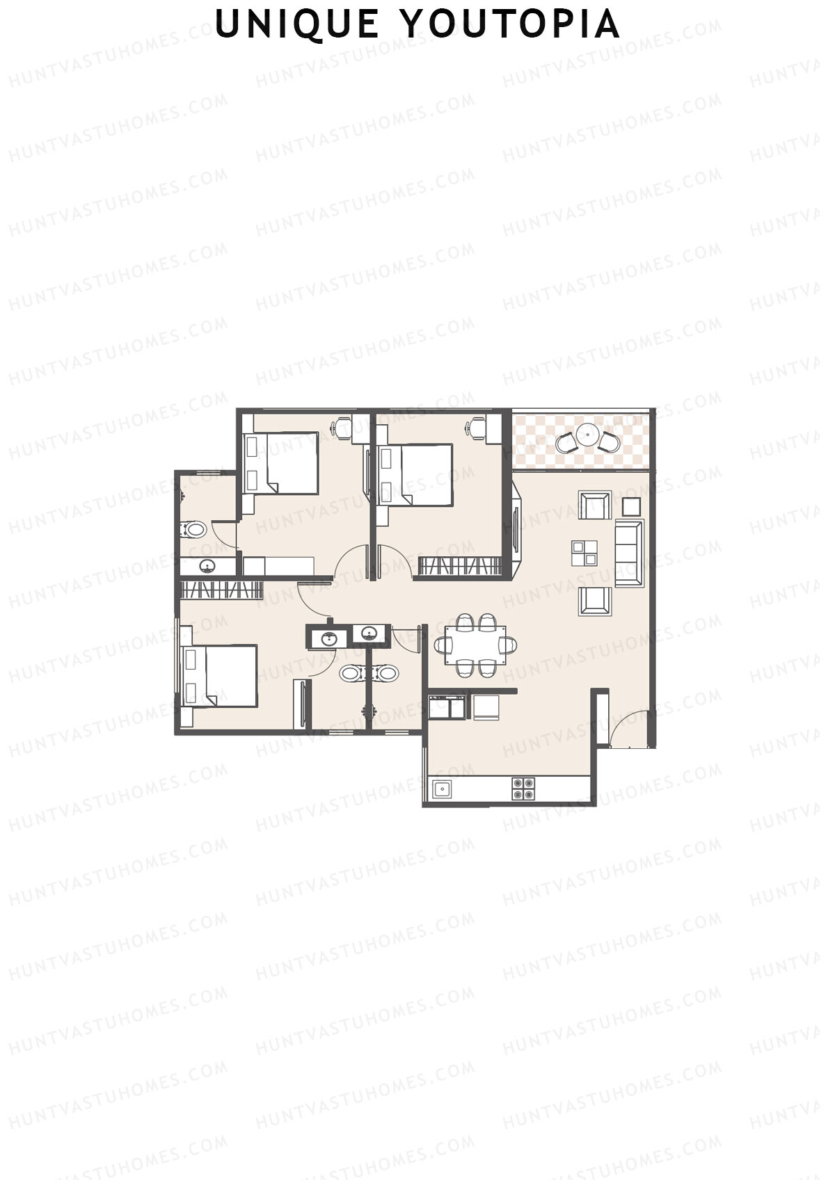 Unique Youtopia Wing A3 Unit 6 Floor Plan