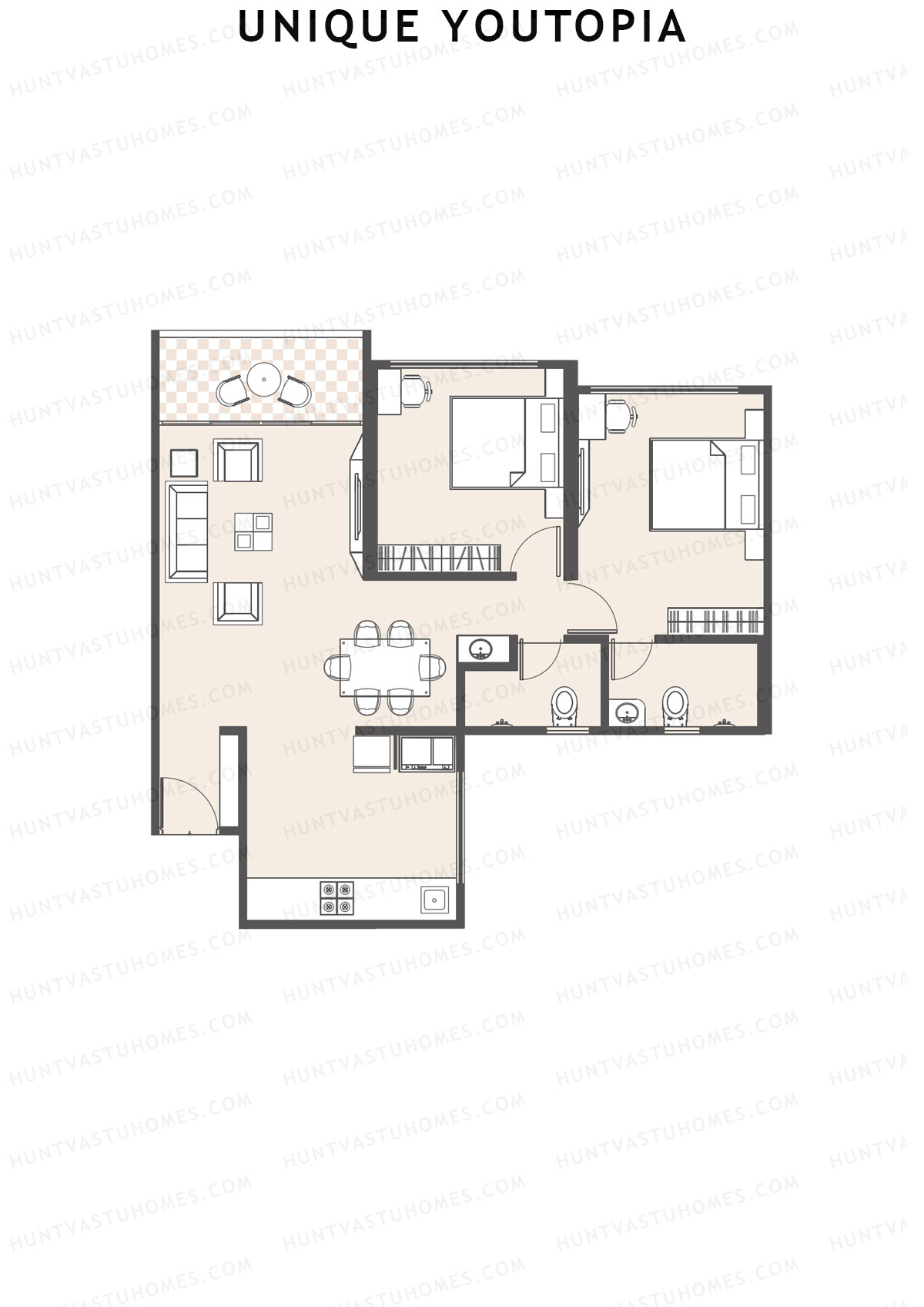 Unique Youtopia Wing A3 Unit 7 Floor Plan