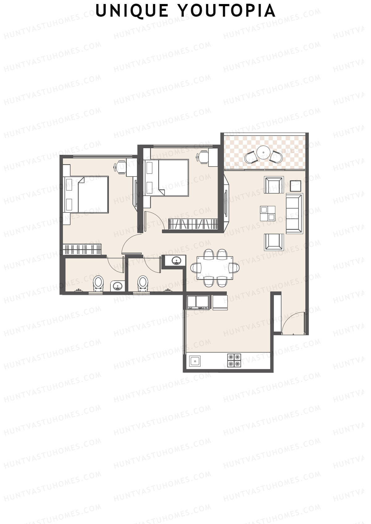 Unique Youtopia Wing A3 Unit 8 Floor Plan
