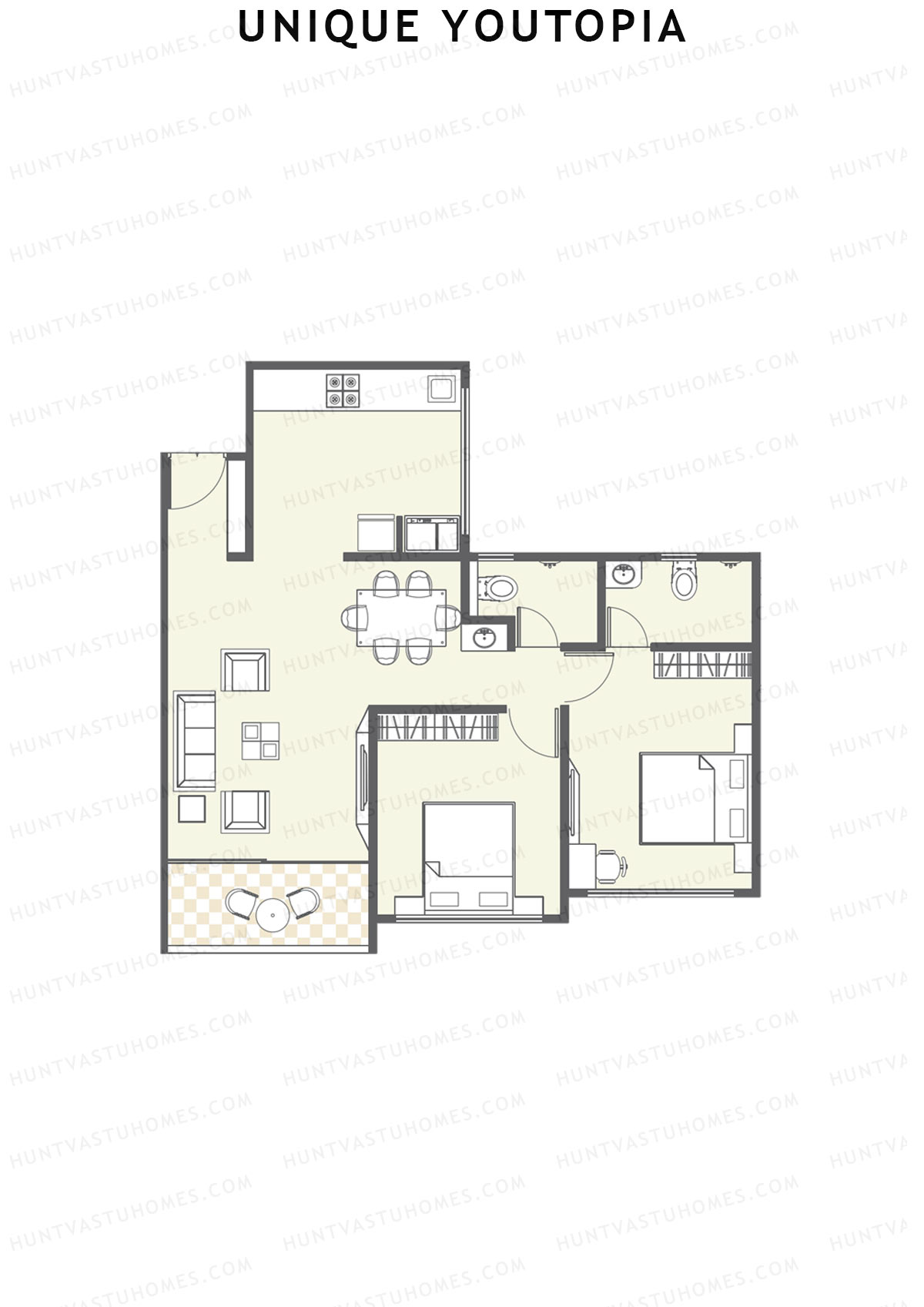 Unique Youtopia Wing A4 Unit 4 Floor Plan