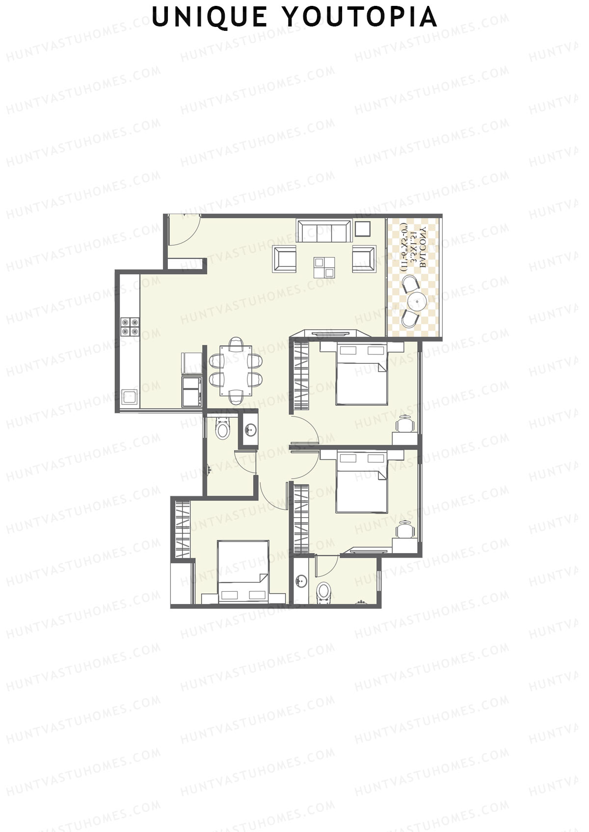 Unique Youtopia Wing A5 Unit 2 Floor Plan