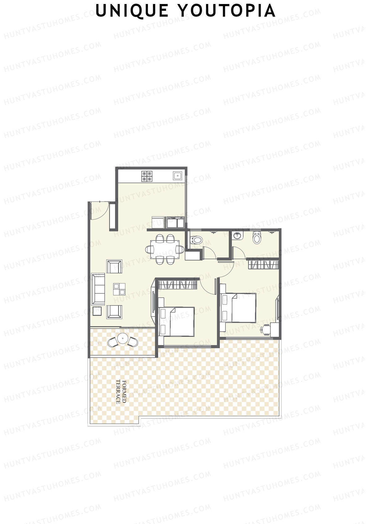 Unique Youtopia Wing A5 Unit 4 Floor Plan