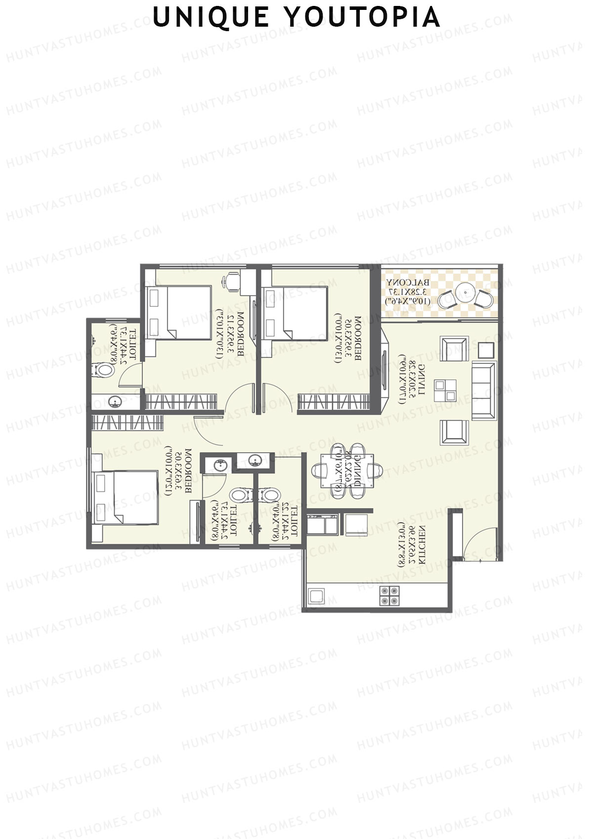 Unique Youtopia Wing A5 Unit 6 Floor Plan