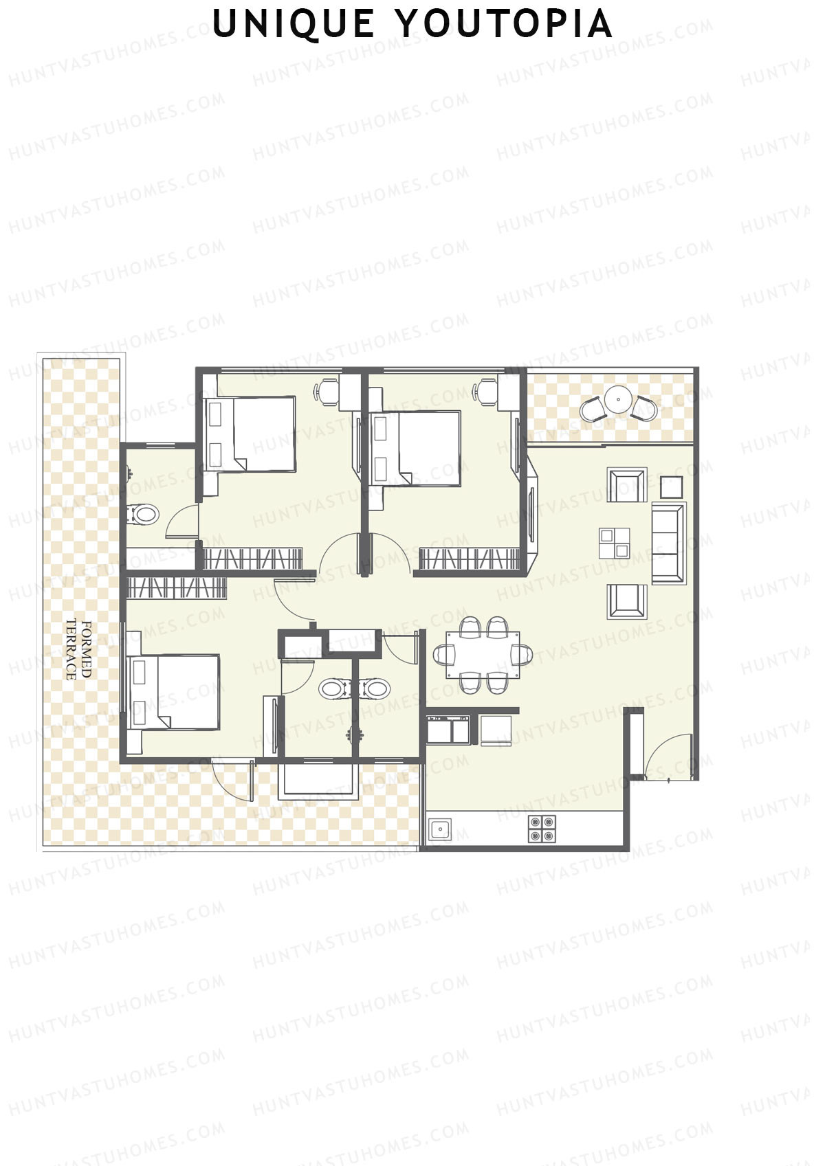Unique Youtopia Wing A5 Unit 6 Floor Plan