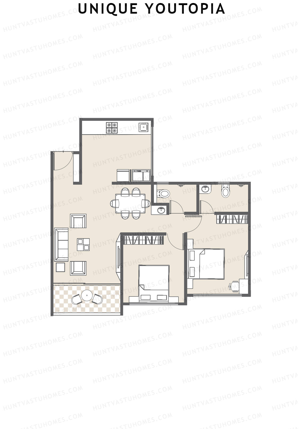 Unique Youtopia Wing A6 Unit 2 Floor Plan