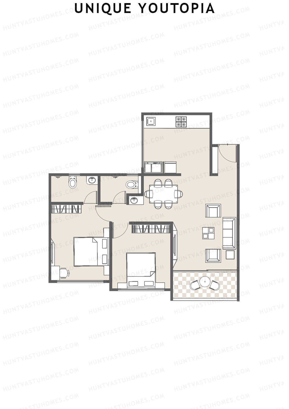 Unique Youtopia Wing A6 Unit 3 Floor Plan