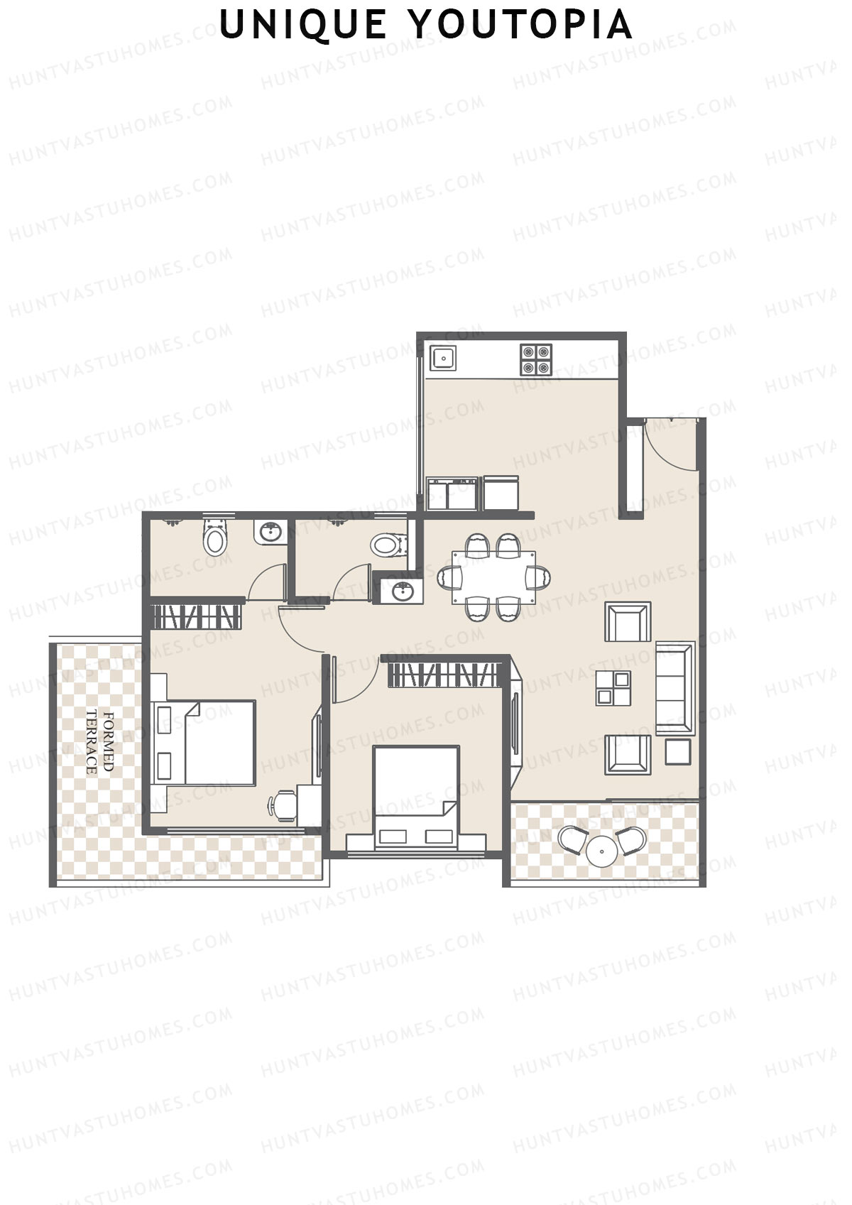 Unique Youtopia Wing A6 Unit 3 Floor Plan