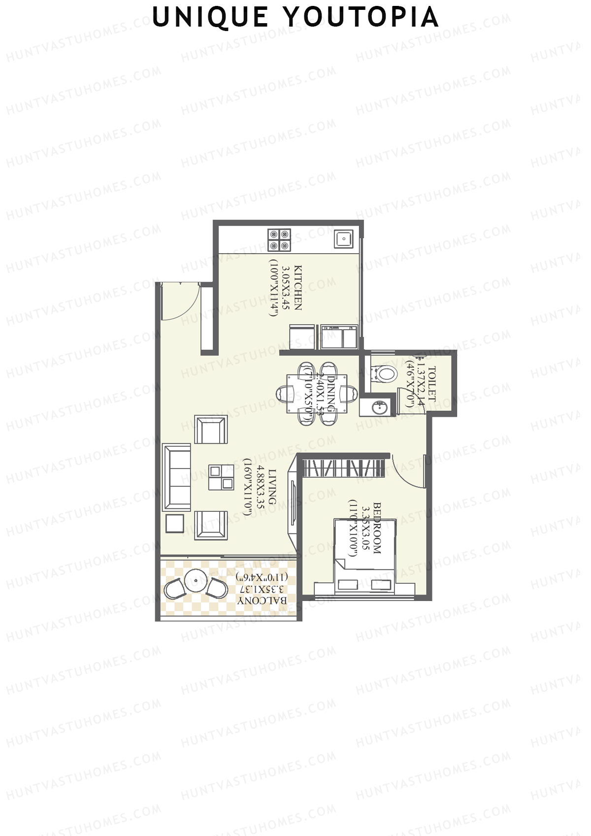 Unique Youtopia Wing A6 Unit 4 Floor Plan