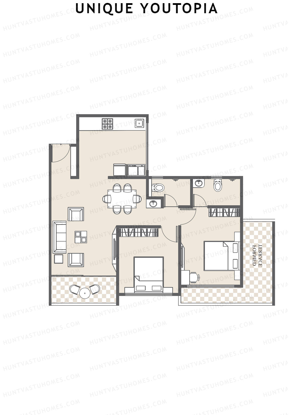 Unique Youtopia Wing A6 Unit 4 Floor Plan