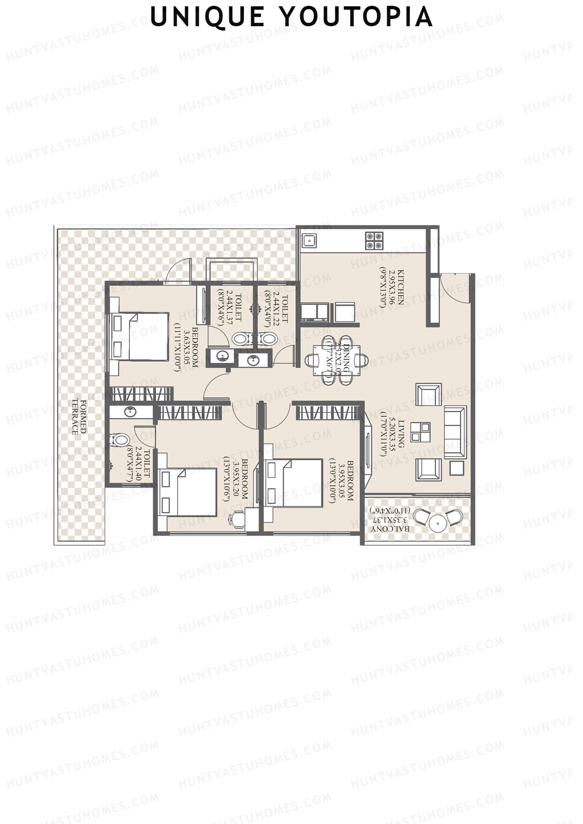 Unique Youtopia Wing A6 Unit 5 Floor Plan