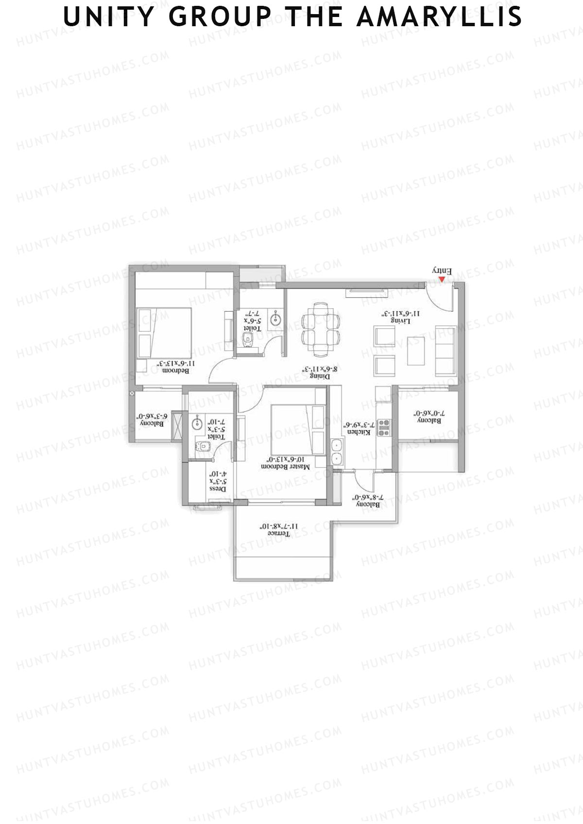 Unity Group The Amaryllis Tower 4 Unit 2 Floor Plan