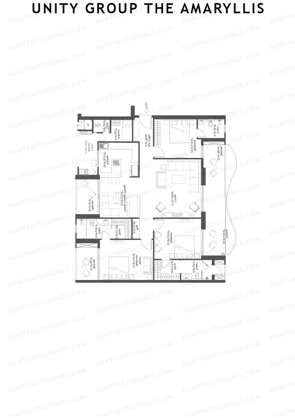 Unity Group The Amaryllis Tower B1 Unit 7 Floor Plan