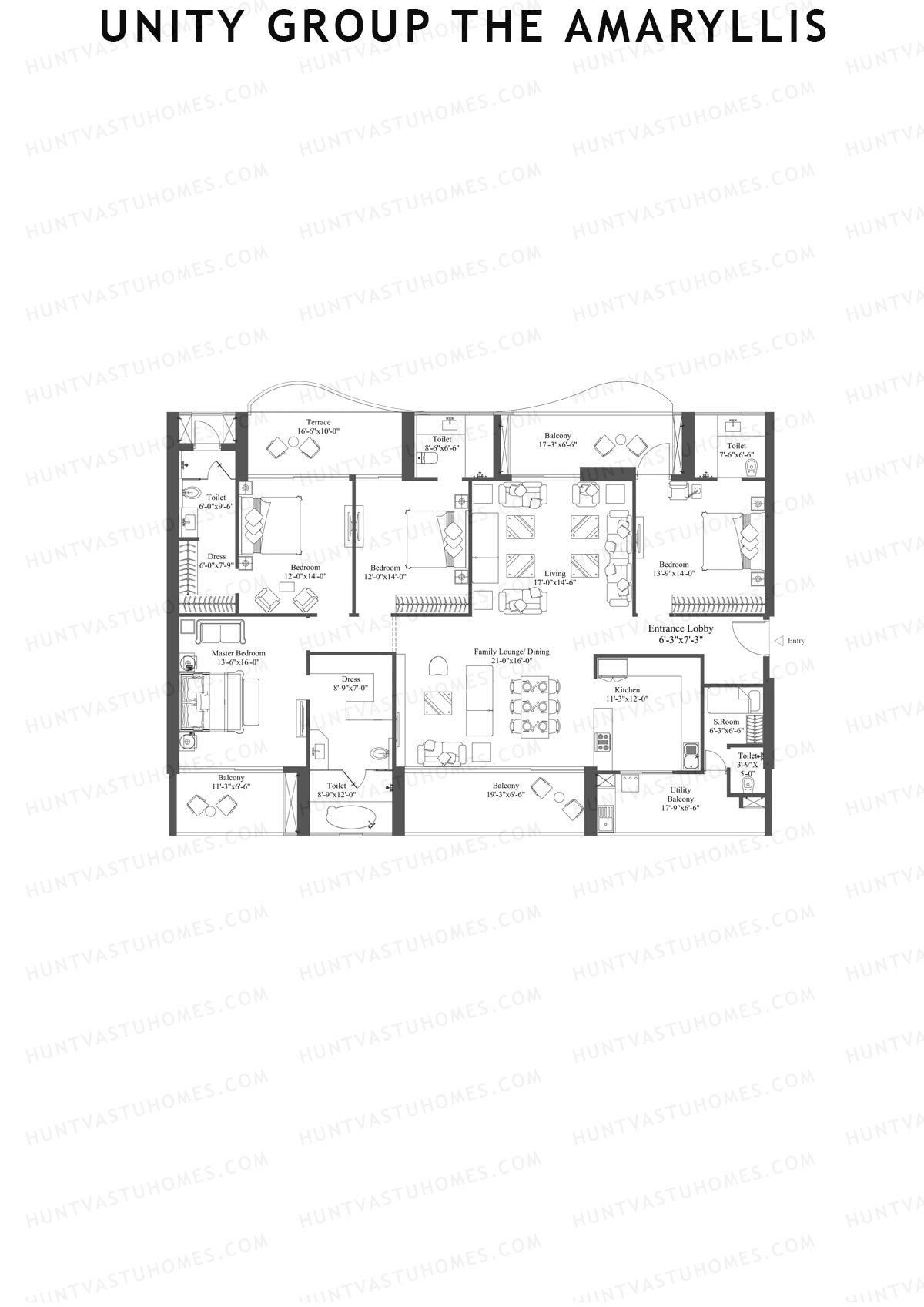 Unity Group The Amaryllis Tower B2 Unit 11 Floor Plan