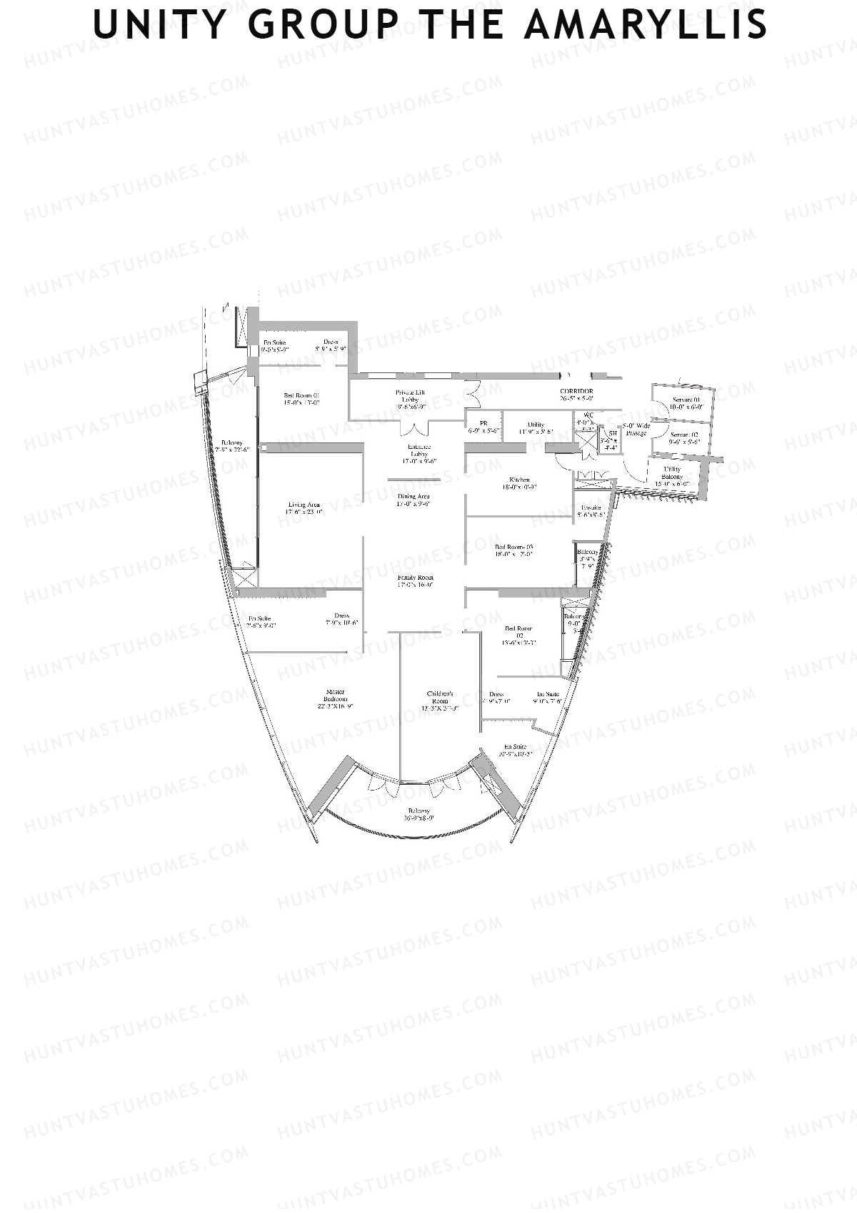 Unity Group The Amaryllis Iconic Unit 3 Floor Plan