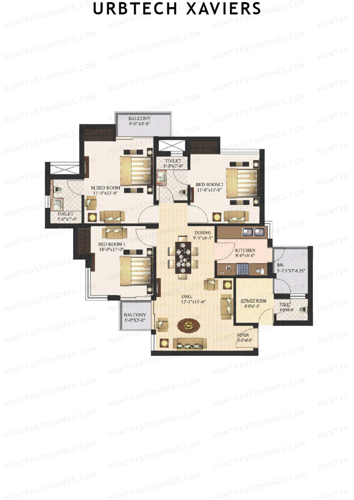 Urbtech Xaviers Cambridge Unit 6 Floor Plan