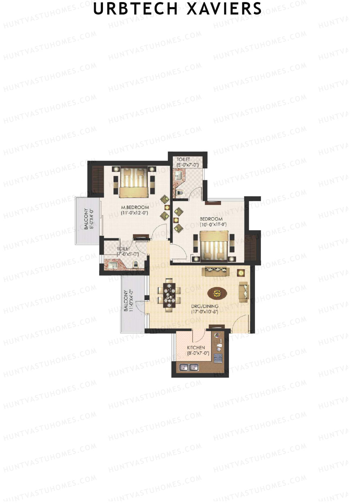 Urbtech Xaviers Imperial Unit 3 Floor Plan