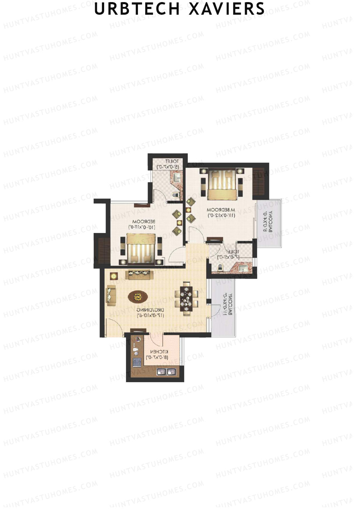 Urbtech Xaviers Imperial Unit 4 Floor Plan