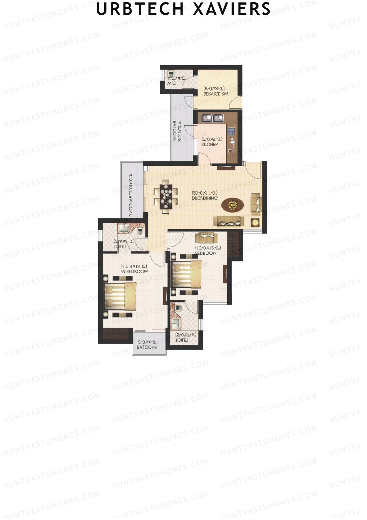 Urbtech Xaviers Imperial Unit 8 Floor Plan