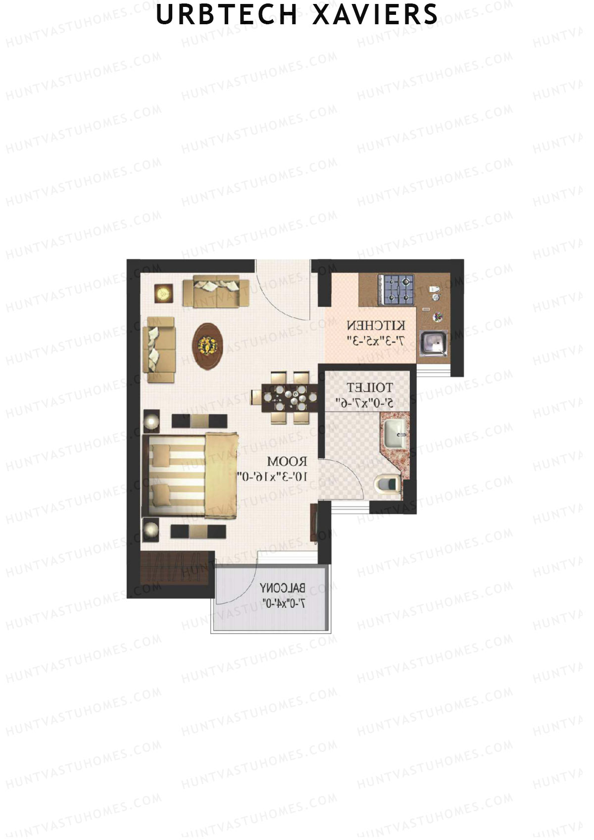 Urbtech Xaviers Marriot Unit 2 Floor Plan