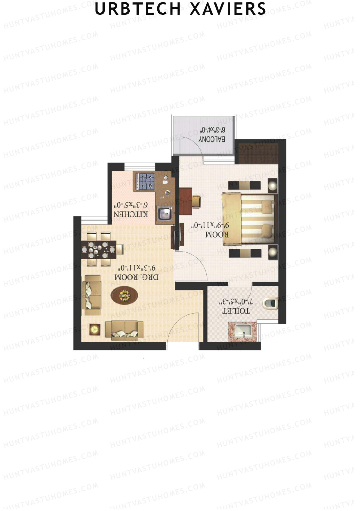 Urbtech Xaviers Marriot Unit 5 Floor Plan