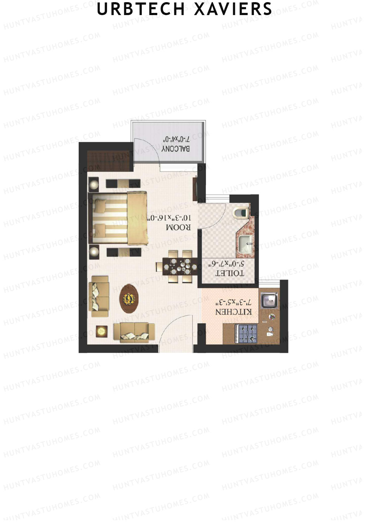 Urbtech Xaviers Marriot Unit 7 Floor Plan