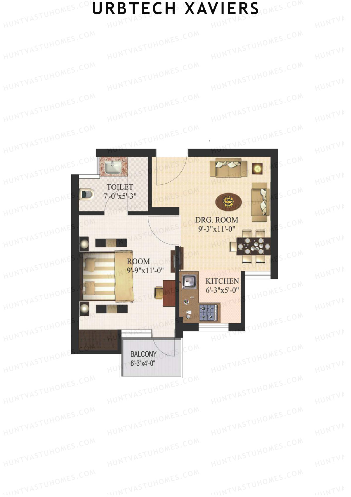 Urbtech Xaviers Marriot Unit 8 Floor Plan