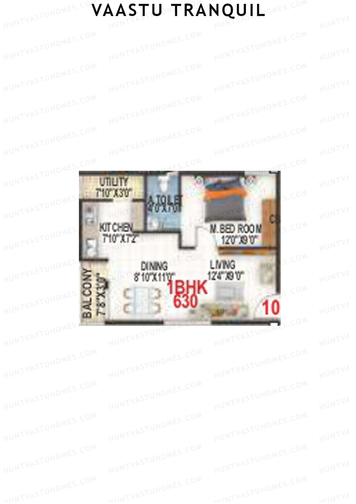 Vaastu Tranquil Wing A Unit 10 Floor Plan