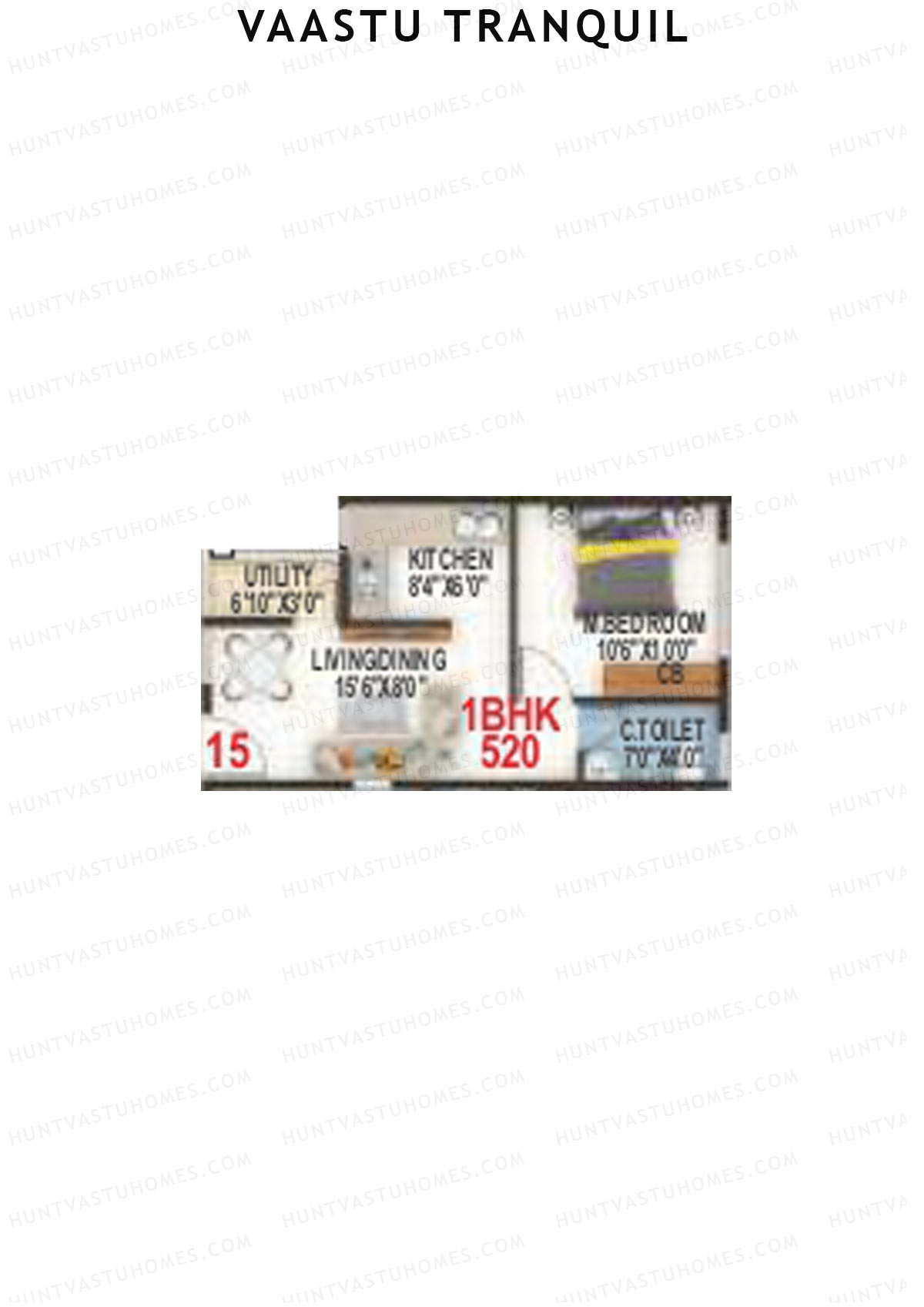 Vaastu Tranquil Wing A Unit 15 Floor Plan