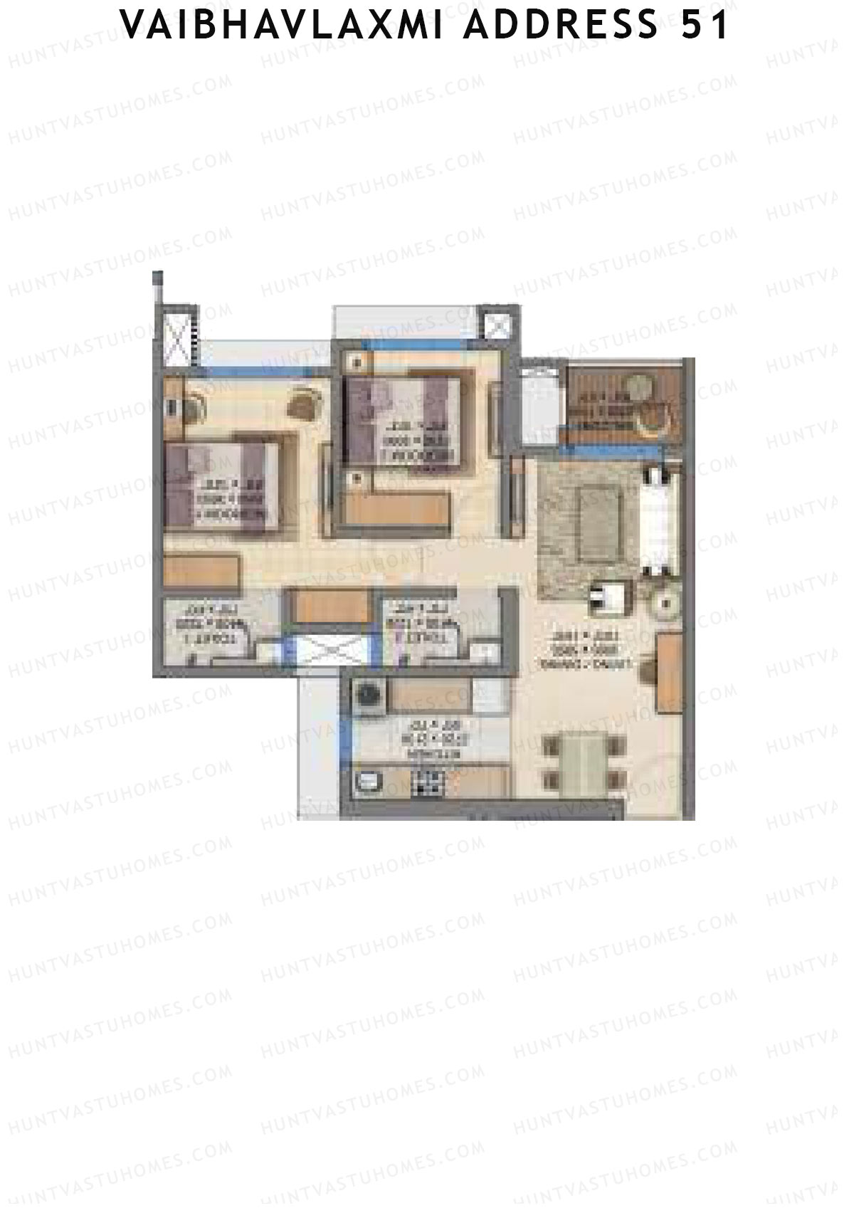 Vaibhavlaxmi Address 51 Tower A Unit 1 Floor Plan