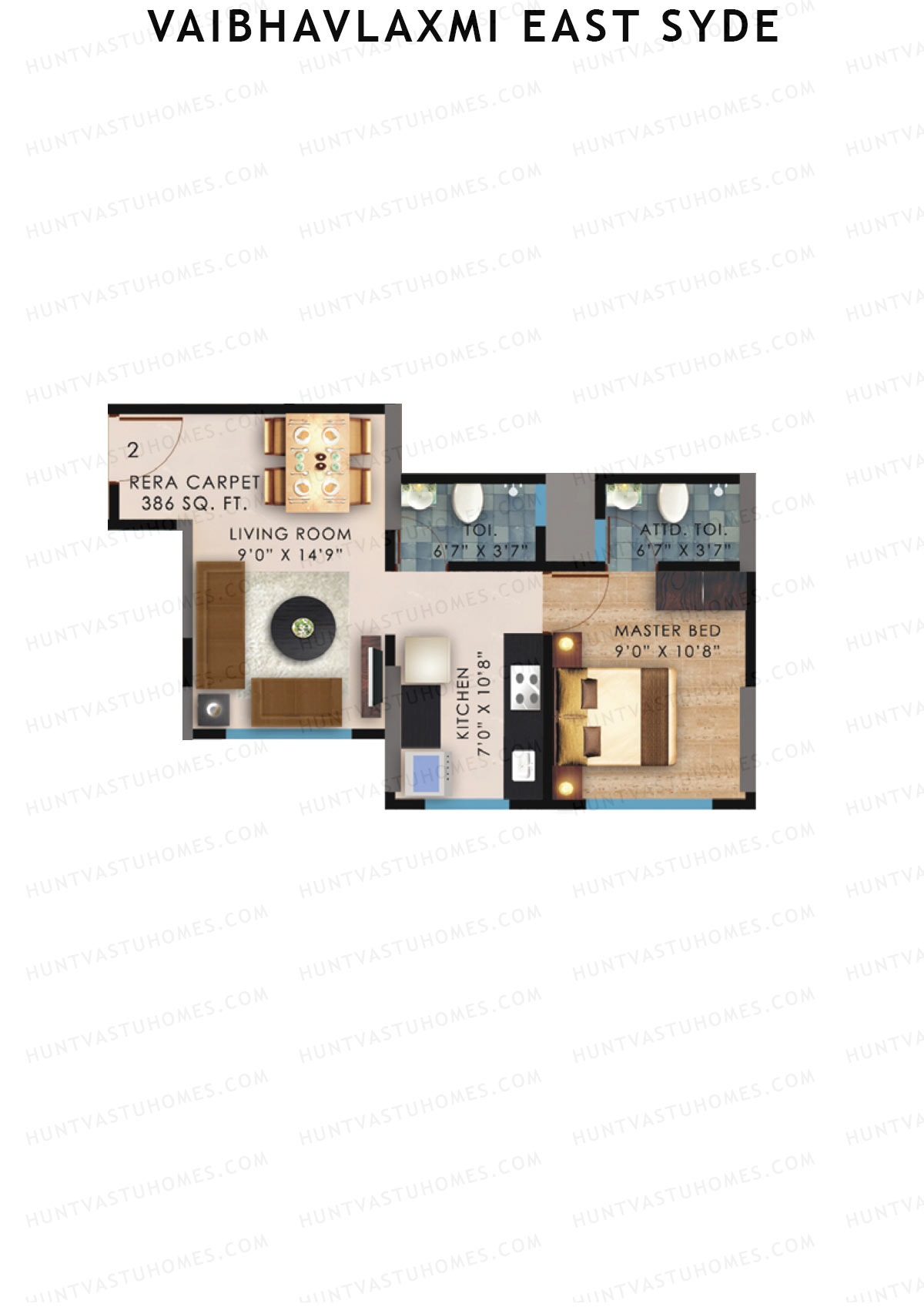 Vaibhavlaxmi East Syde Wing A Unit 2 Floor Plan