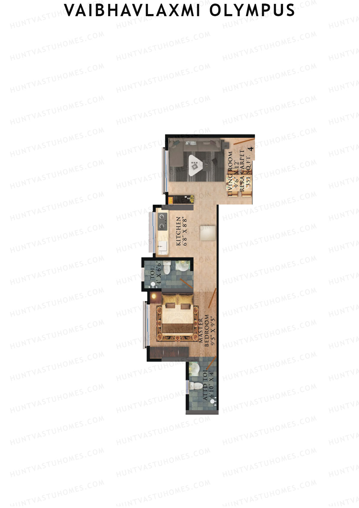 Vaibhavlaxmi Olympus Tower A Unit 4 Floor Plan