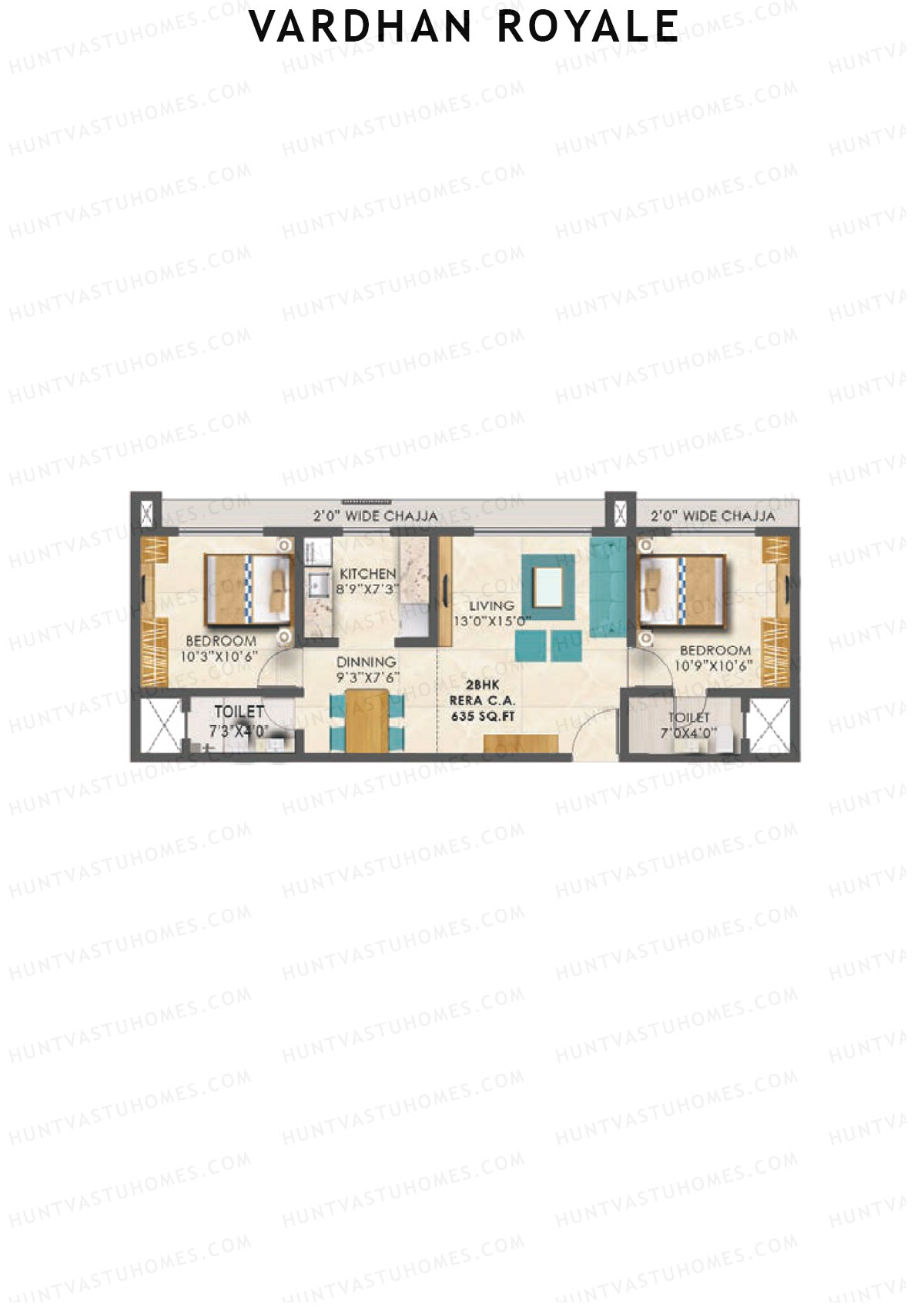 Vardhan Royale Wing A Unit 1 Floor Plan