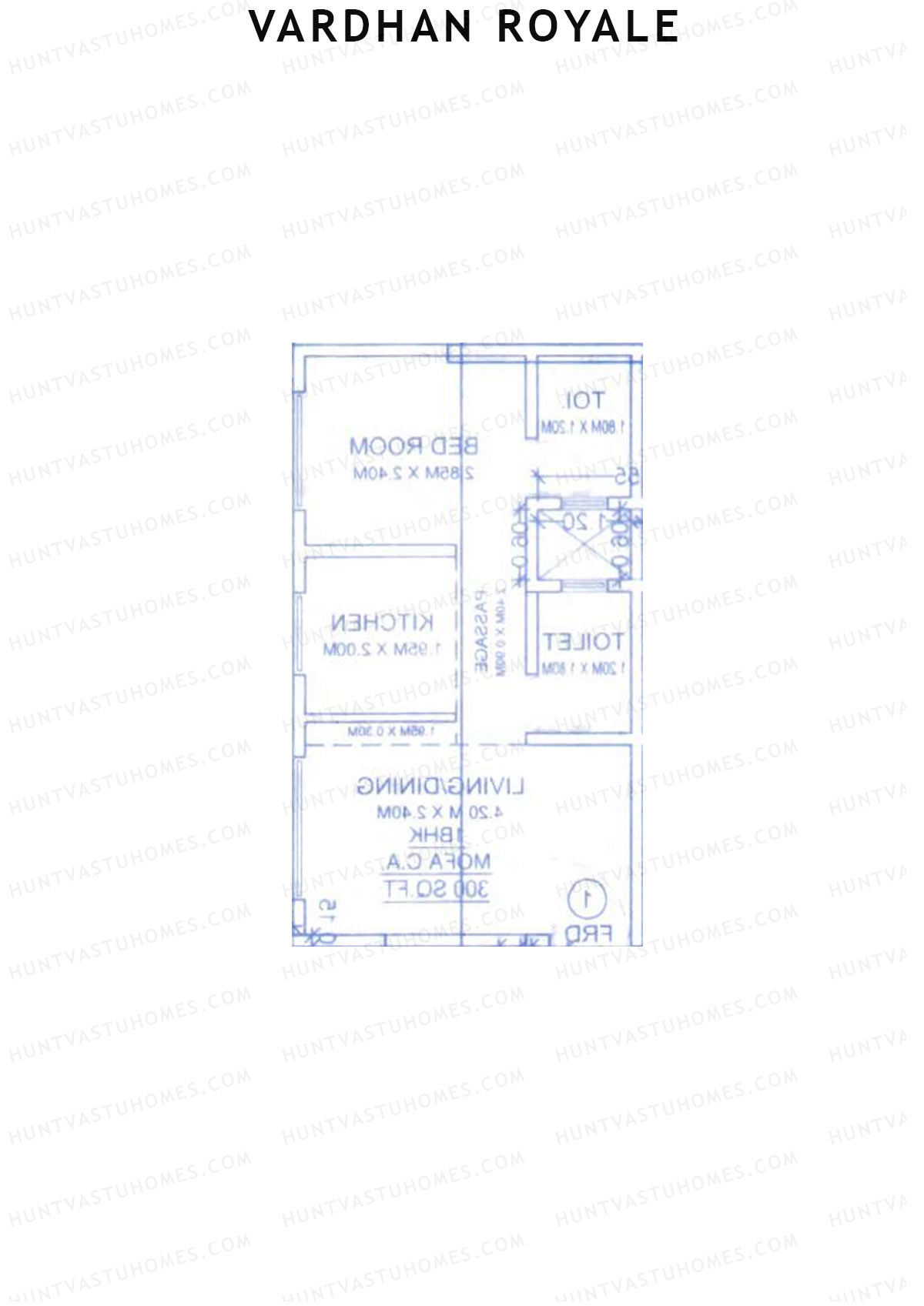 Vardhan Royale Wing B Unit 5 Floor Plan