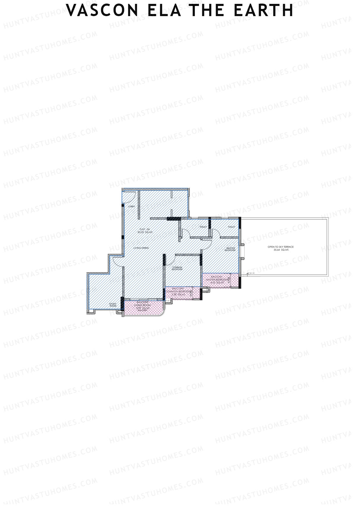 Vascon Ela The Earth Tower B Unit 4 Floor Plan