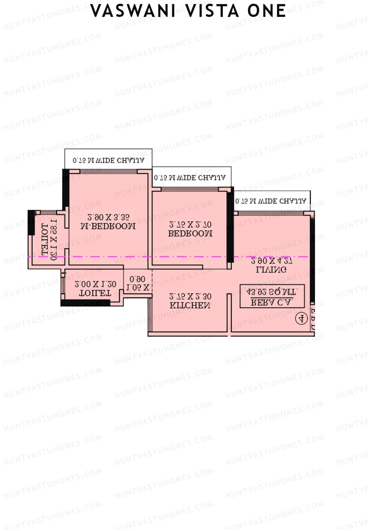 Vaswani Vista One Wing B Unit 5 Floor Plan