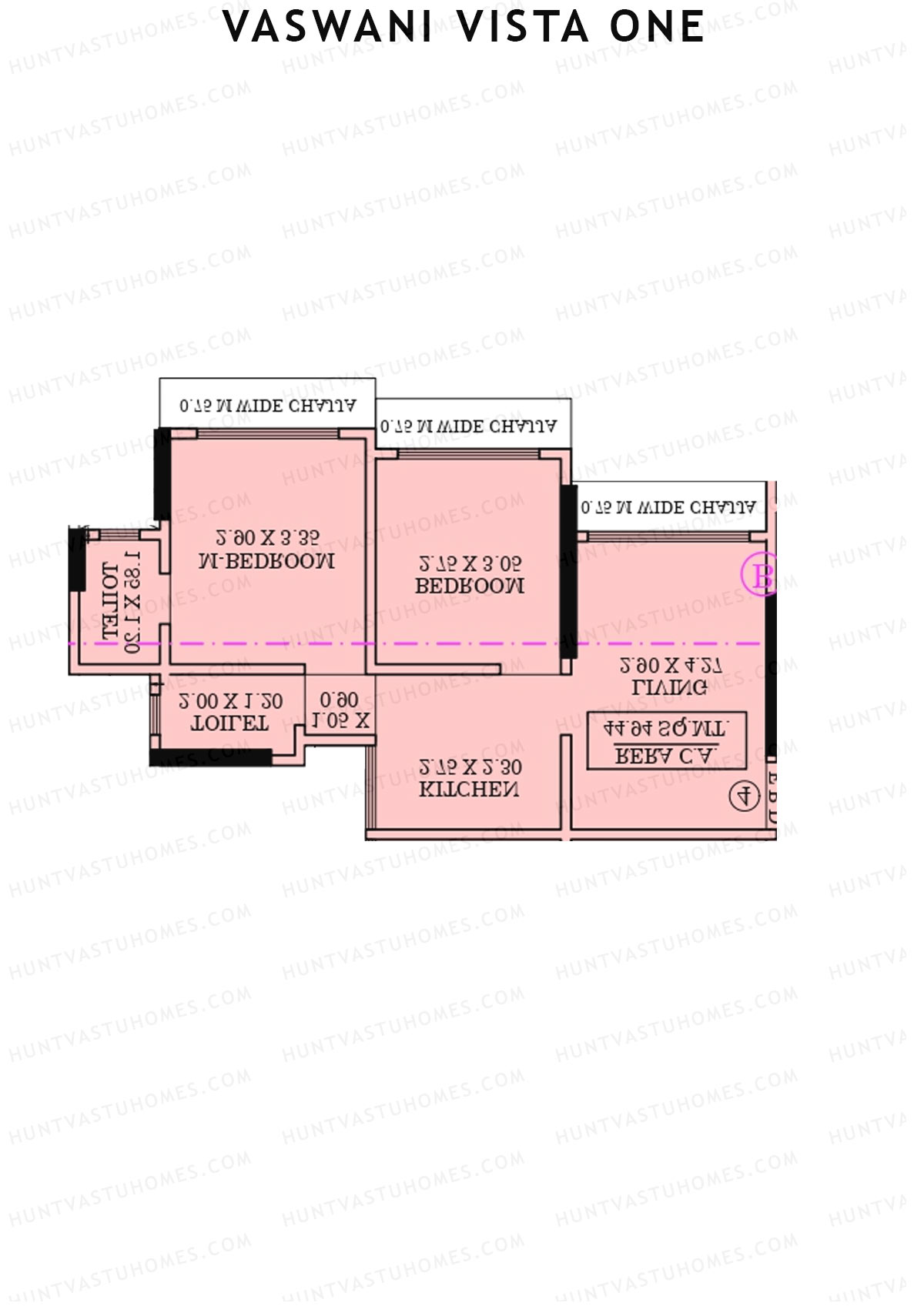 Vaswani Vista One Wing B Unit 5 Floor Plan