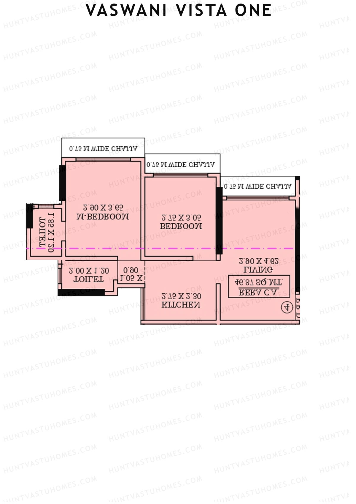 Vaswani Vista One Wing B Unit 5 Floor Plan