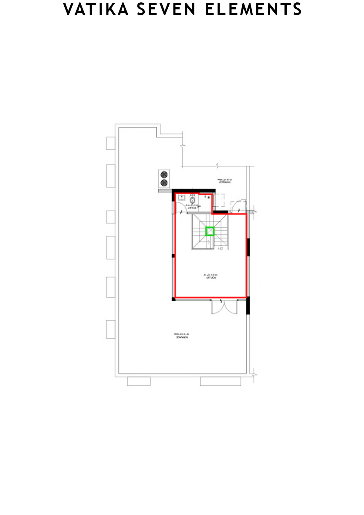 Vatika Seven Elements Block C1A Unit 4 ( Duplex) Floor Plan